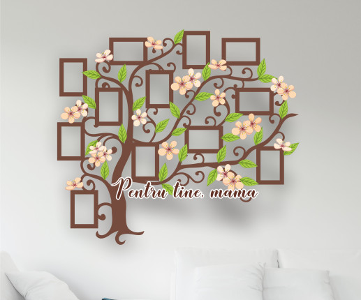 Rama foto Pom cu flori