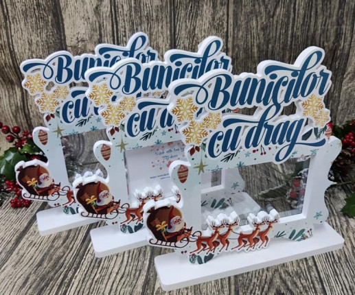 Rama foto cu tematica Craciunului "Bunicilor cu drag" image 2