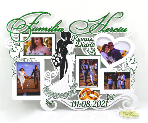 Rama foto cu Mire și Mireasă 3