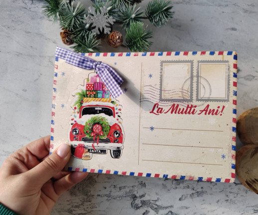 Felicitare cu masinuta image 2