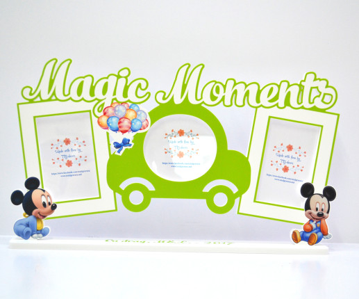 Rama foto cu stativ Mickey Mouse micuț