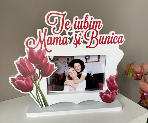 Rama foto ,,Cea mai buna mama si bunica''
