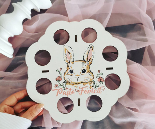 Suport pentru ouă iepuraș un strat