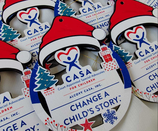 Ornament Craciun din placaj cu logoul companie 2 image 7