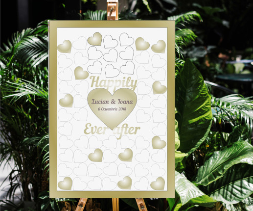 Guest book panou cu sticla 1