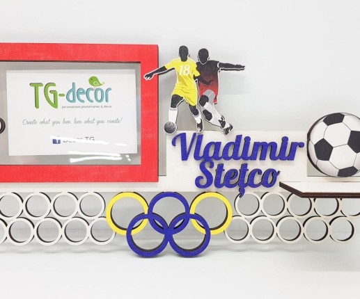 Suport personalizat pentru medalii fotbal 1 image 1