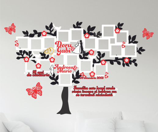 Rama foto pom cu Fluturi 1