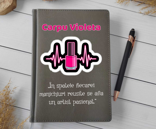 Agenda personalizata pentru Manichiuristă