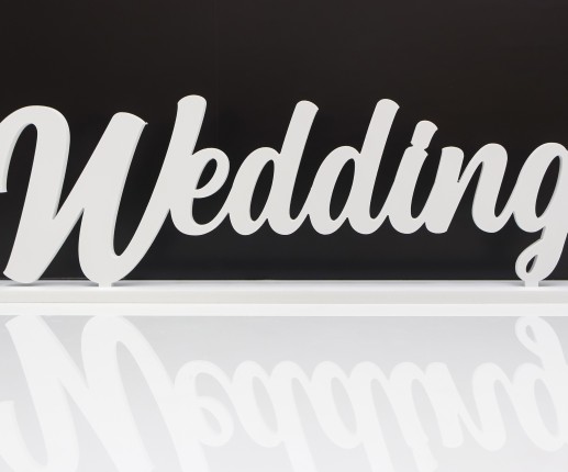 Надпись на штативе "Wedding" image 2