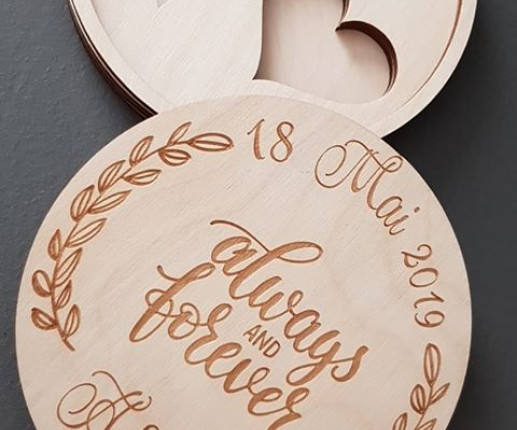 Cutii pentru verighetă cu inițiale image 2