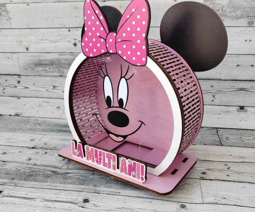 Детская копилка из фанеры - Minnie Mouse image 2