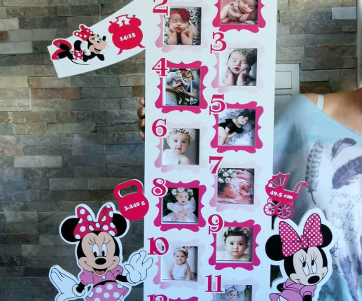 Рамка для девочки - Цифра 1