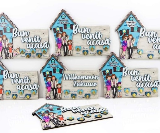 Ключница настенная - Моя семья image 3