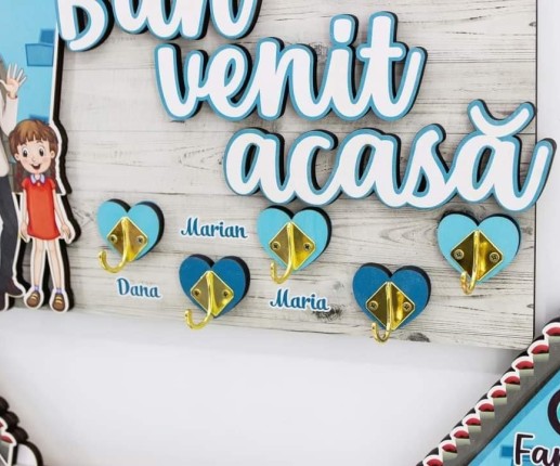 Ключница настенная - Моя семья image 5