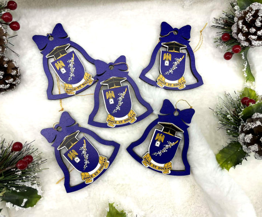 Ornament Craciun din placaj cu logoul companie 10