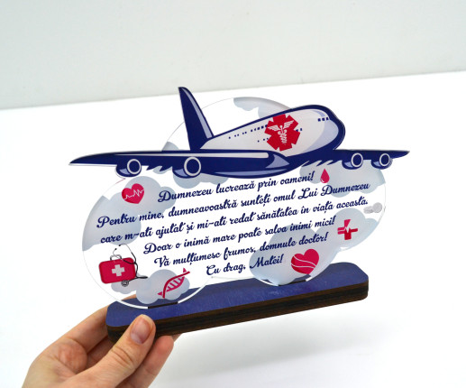 Trofeu personalizat pentru doctori 4 image 2