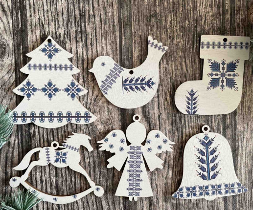 Set jucării pentru brad 5