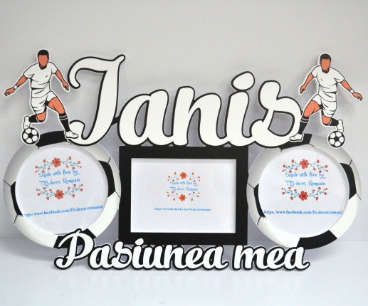 Rama foto cu fotbal