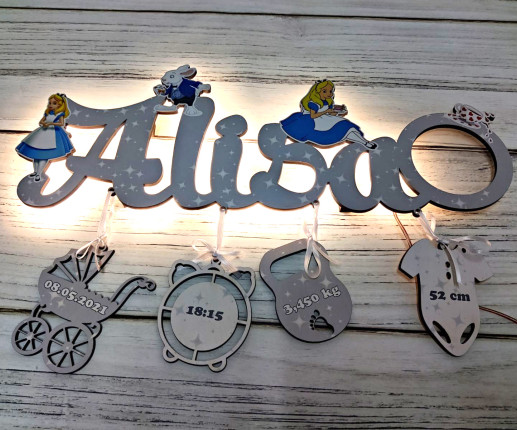 Led cu nume cu Alice