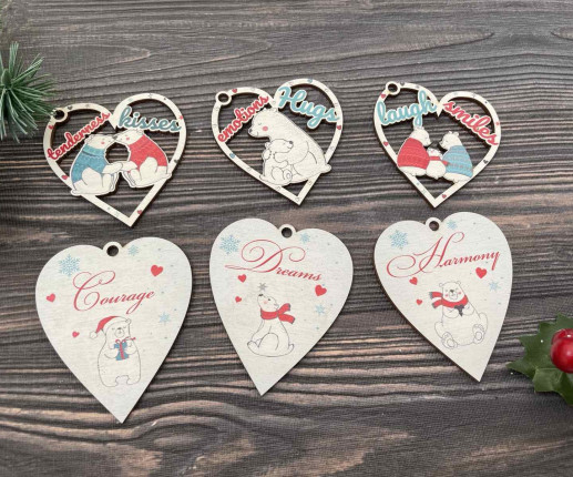 Set jucării brad 15