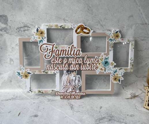 Rama foto cu Mire și Mireasă 1