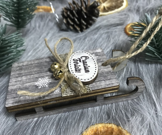 Jucarii pentru brad Saniute image 2