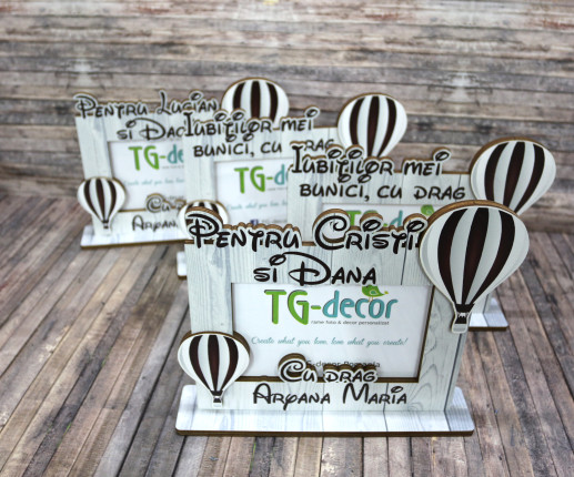 Marturie-rama foto în forma in stilul Air balloon 1