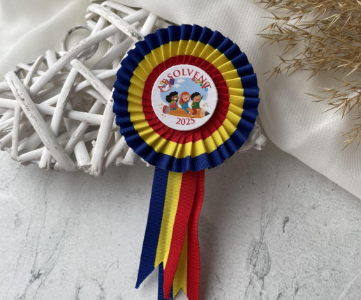 Ecuson tricolor cu copii 1 image 2