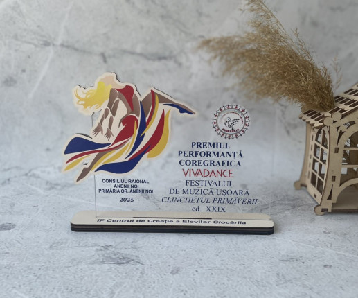 Trofeu persnalizate cu dansatoare