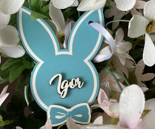 Iepuras de Paște cu nume