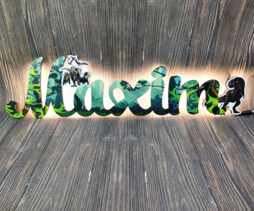 Led cu nume cu Dinozauri 1