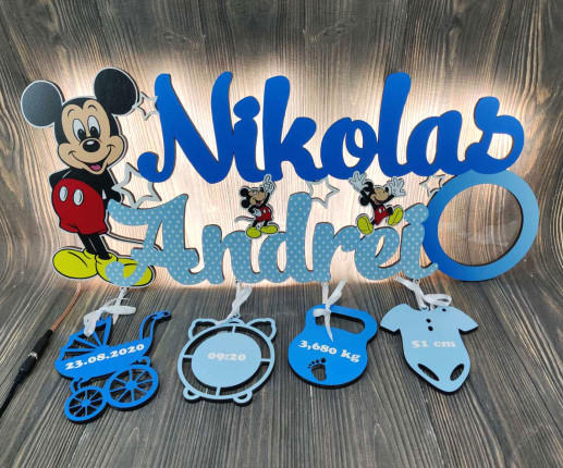 Led cu nume Mickey Mouse