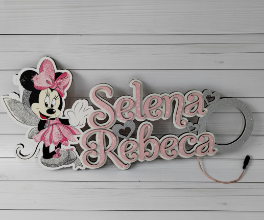 Led cu nume Minnie Mouse 4