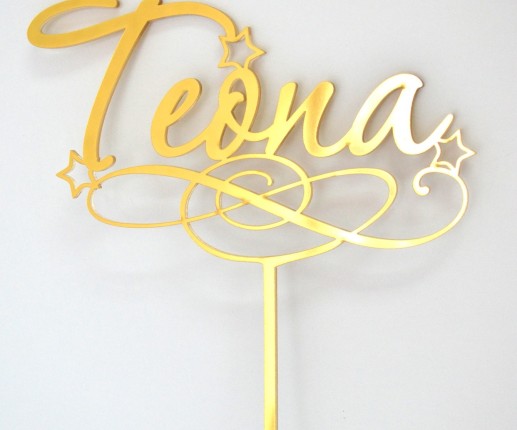 Numele auriu pentru torta