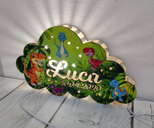 Veioza nouraș cu Dinozauri image 2