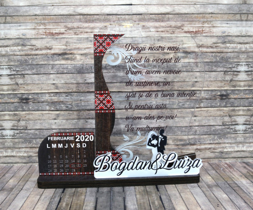 Trofeu pentru nunta cu Mire si Mireasa 7