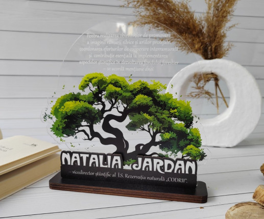 Trofeu personalizat Natura 6