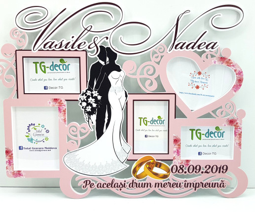 Rama foto cu Mire și Mireasă 8