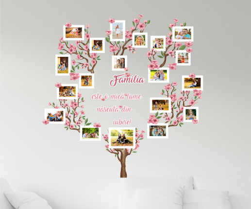 Rama foto pom Familia este o mica lume nascuta din iubire