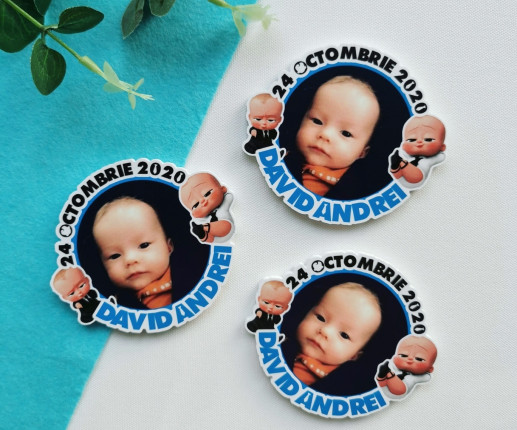 Mărturii-magneți Baby Boss