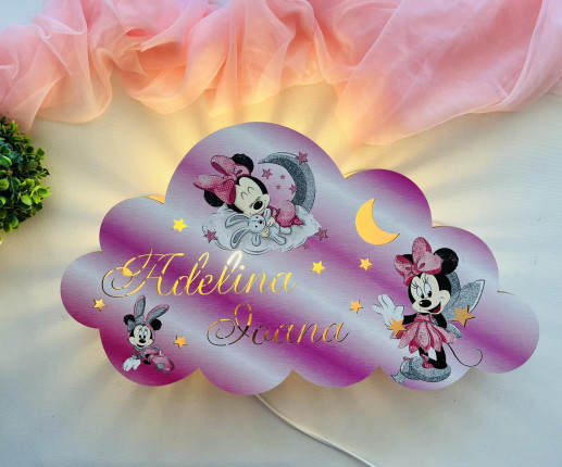 Ночник детский для сна "Облачко" - Minnie Mouse