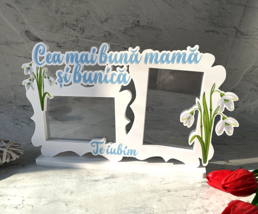 Rama foto ,,Cea mai buna si Mamă și Bunică''