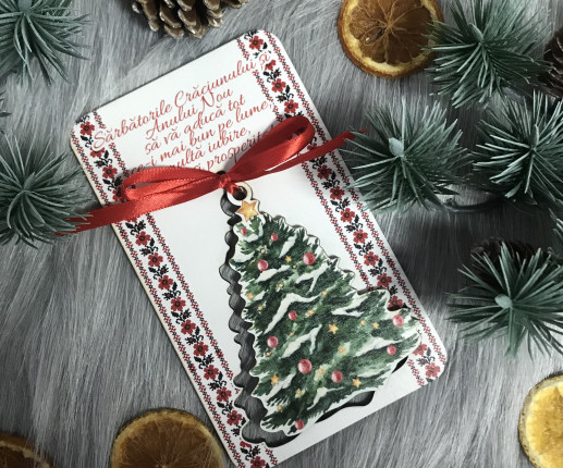 Felicitare cu Bradut