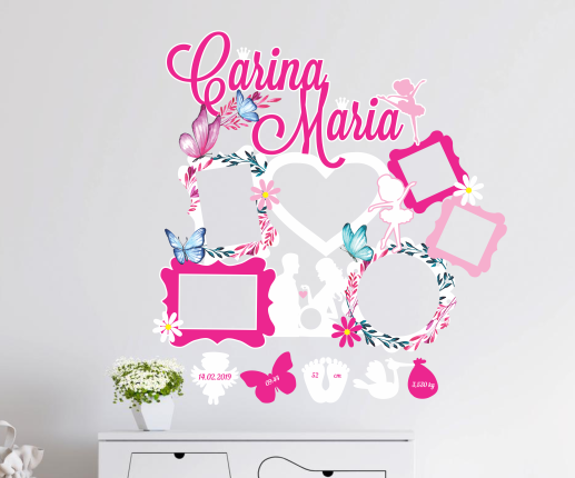 Rama foto cu Fluturași 4