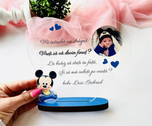 Trofeu personalizat Mickey Mouse 1