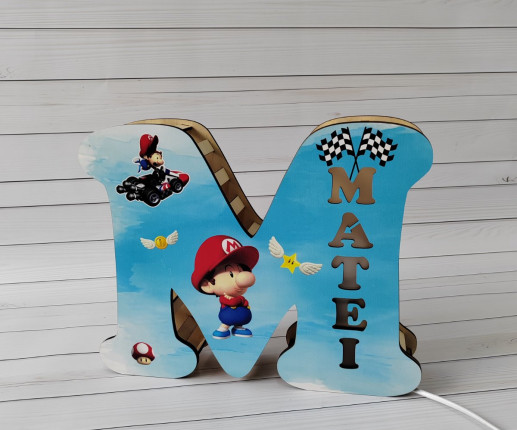 Veioza litera cu Mario image 2