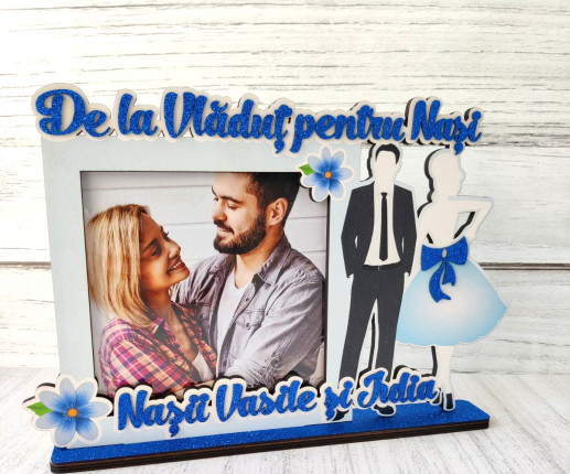 Rama foto  cu stativ pentru nași