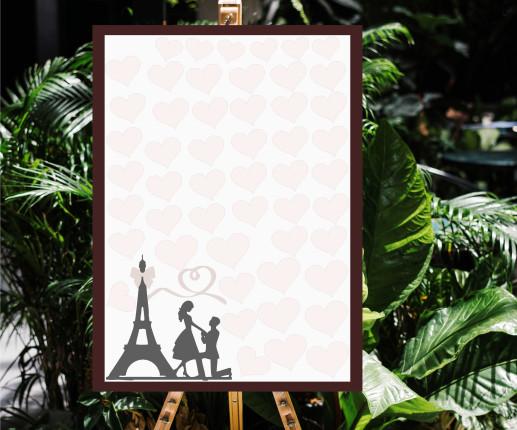 Guest book panou cu sticla 1.2