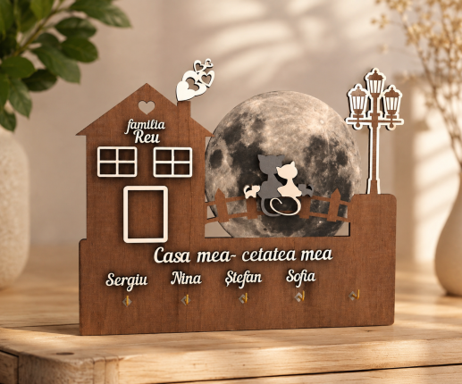 Suport pentru chei “Casa mea cetatea mea” 1 image 1