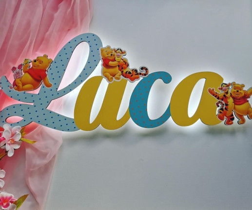 Led cu nume cu Winnie Pooh 1
